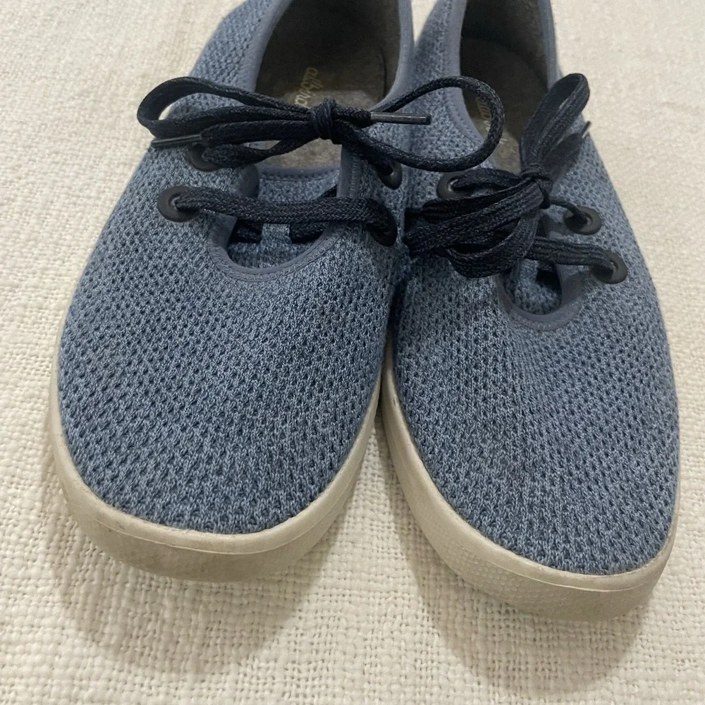 Allbirds Navy Blue Mesh Lace‎ Up Comfort Activewear Casual Shoes TS/W8 Size 8